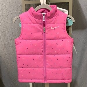 Nike Kids Pink Patterned Vest